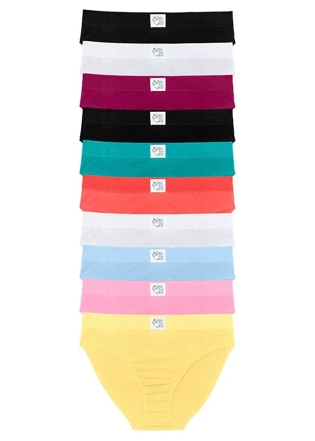 10PACK MULTICOLORPASTEL PANTIES