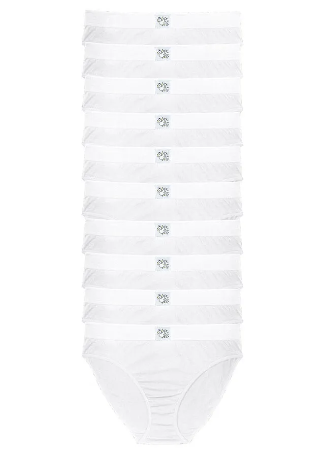 10PACK OF WHITE UNDERWEAR