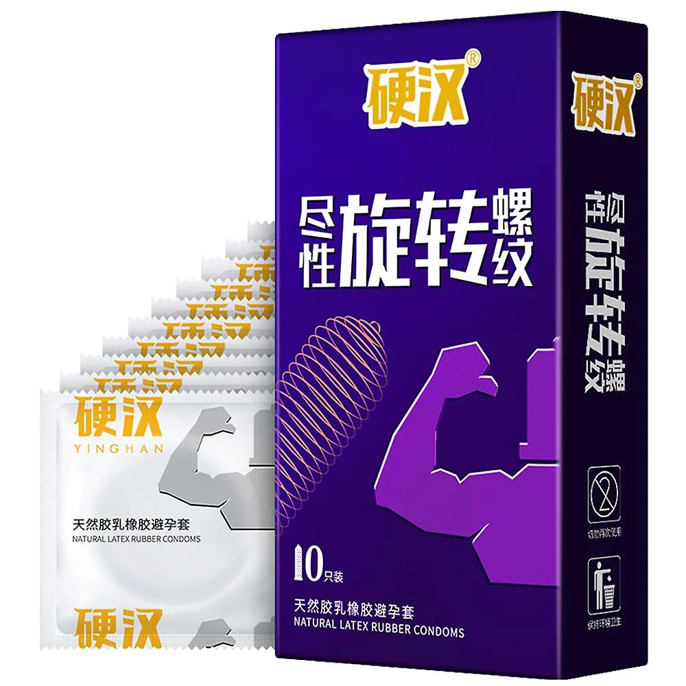 10PACK LATEX CONDOMS FOR MEN  DELAY EJACULATION, STIMULATION, NATURAL FEEL
