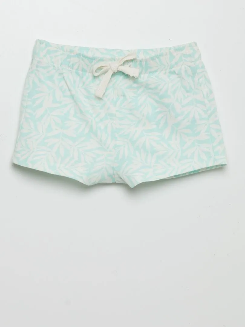 2 PACK POINTED SHORTS  GREEN