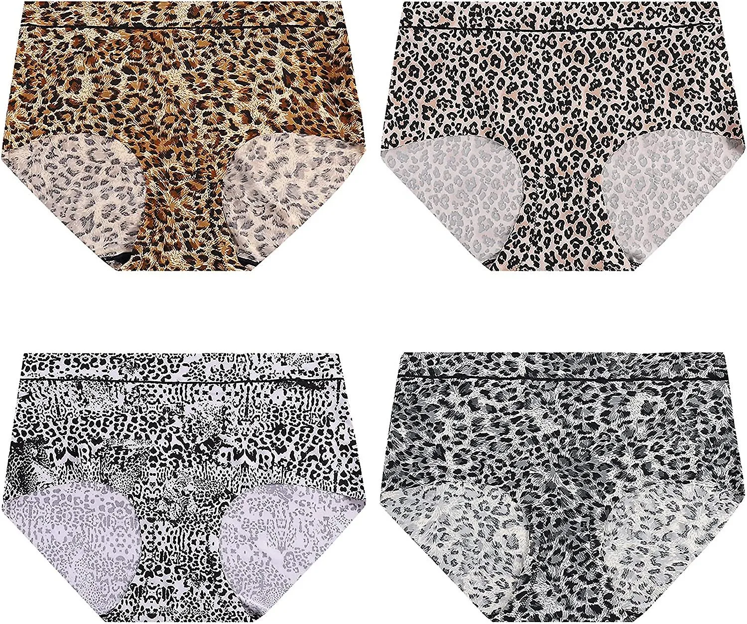 Breathable Ice Silk Seamless Panties for Women