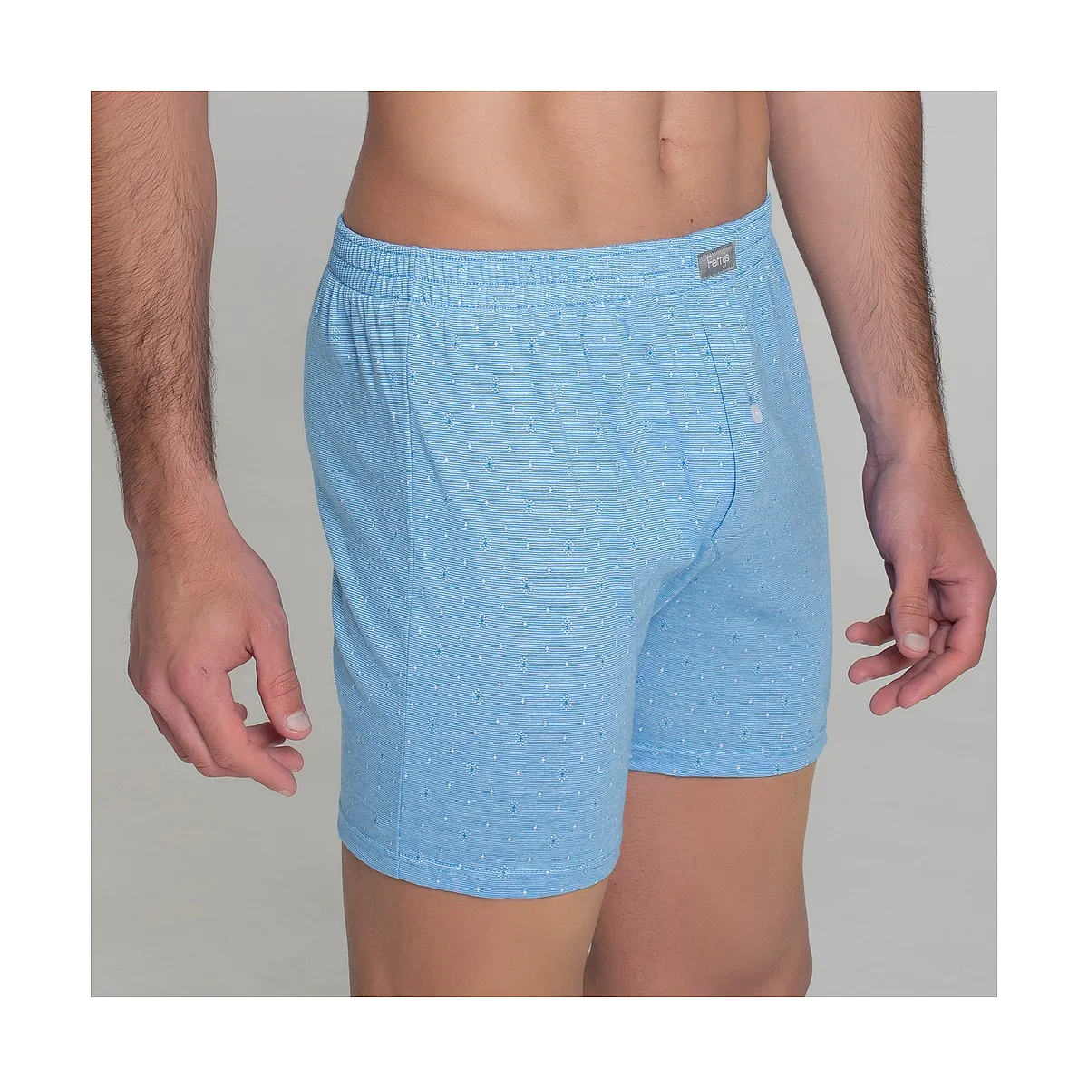5096 Opened Boxer With Spikes Embroidery