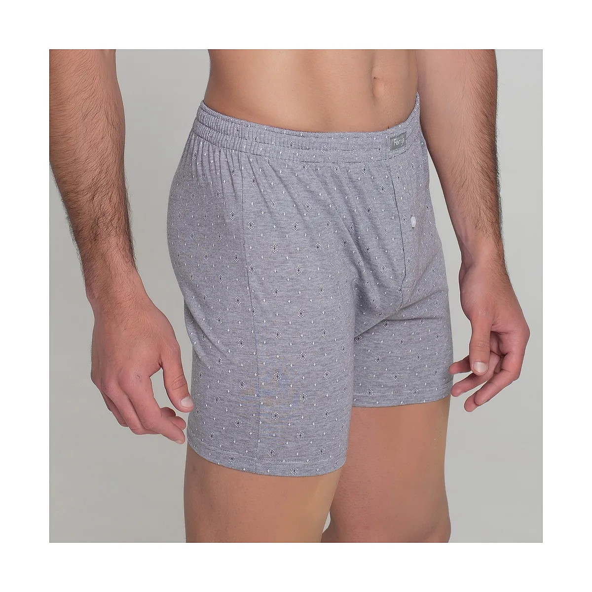 5096 Opened Boxer With Spikes Embroidery
