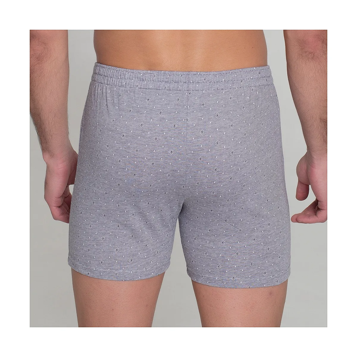 5096 Opened Boxer With Spikes Embroidery