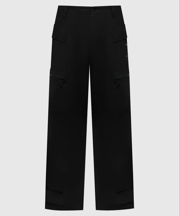 A Cold Wall Black Static Cargo Pants