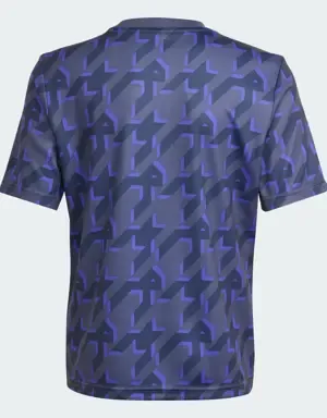 ADIDAS REAL MADRID WARMUP TSHIRT (TEENS)