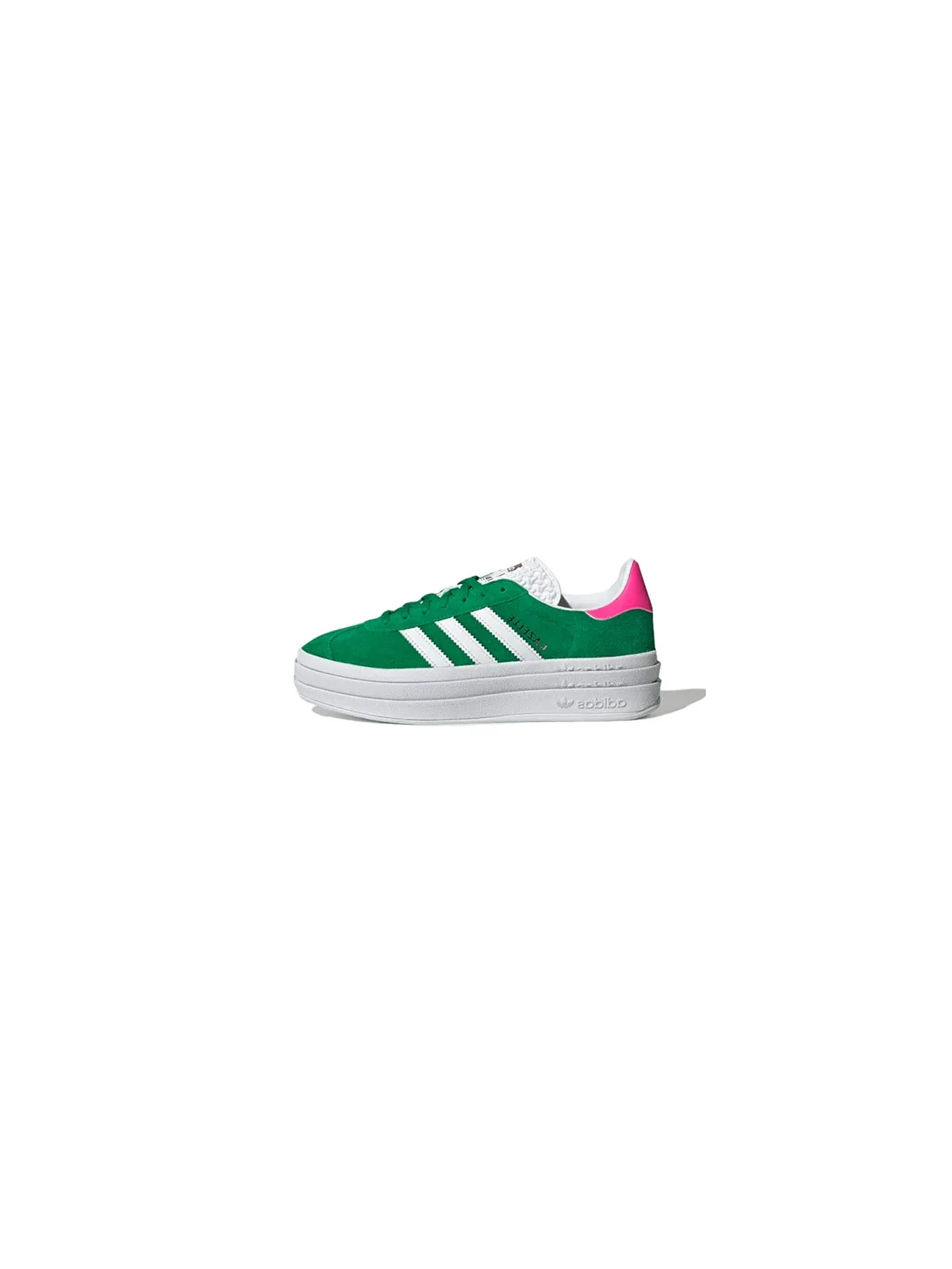 Adidas Gazelle Bold Green Lucid Pink Shoes