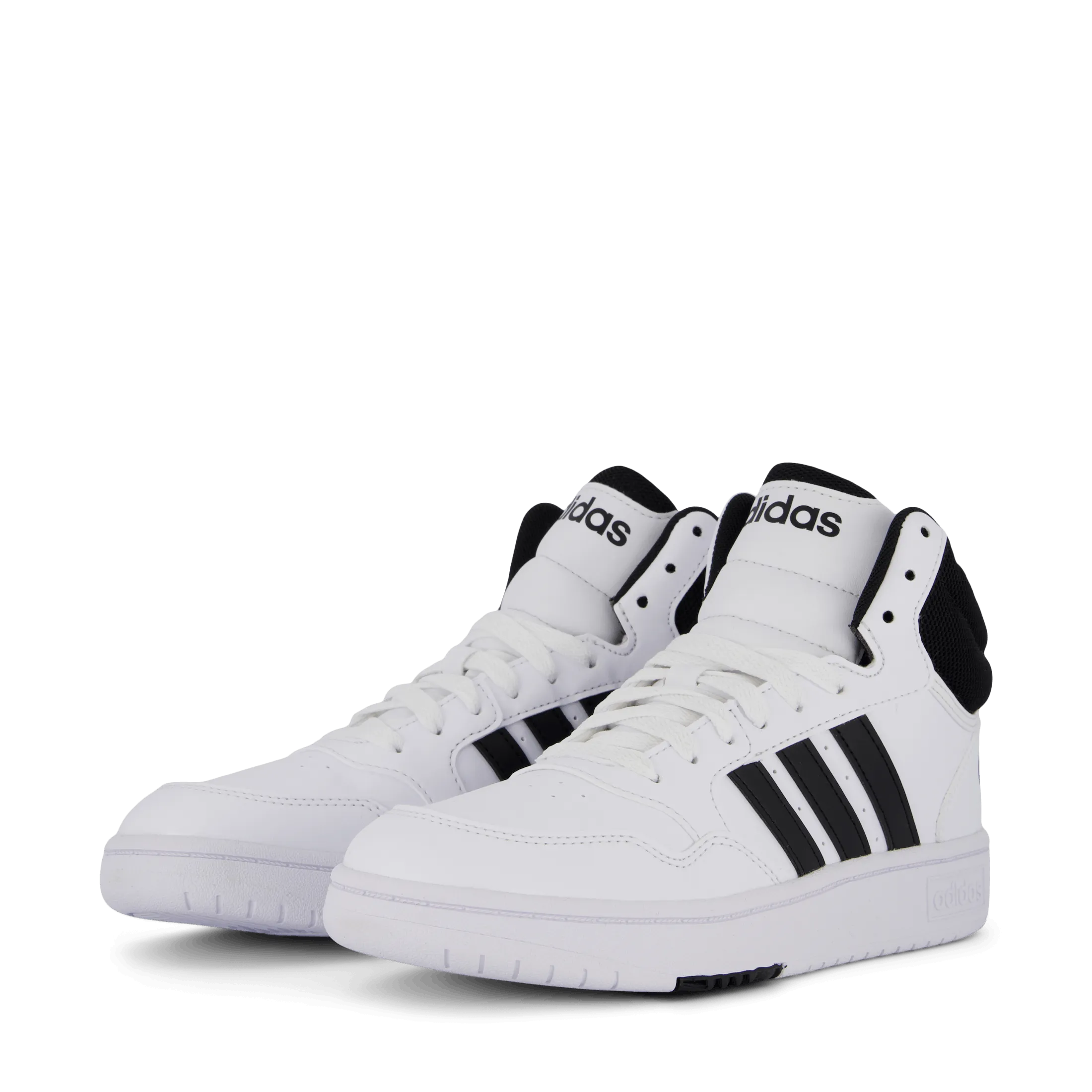 Adidas Hoops Mid Shoes Cloud White Core Black Core Black