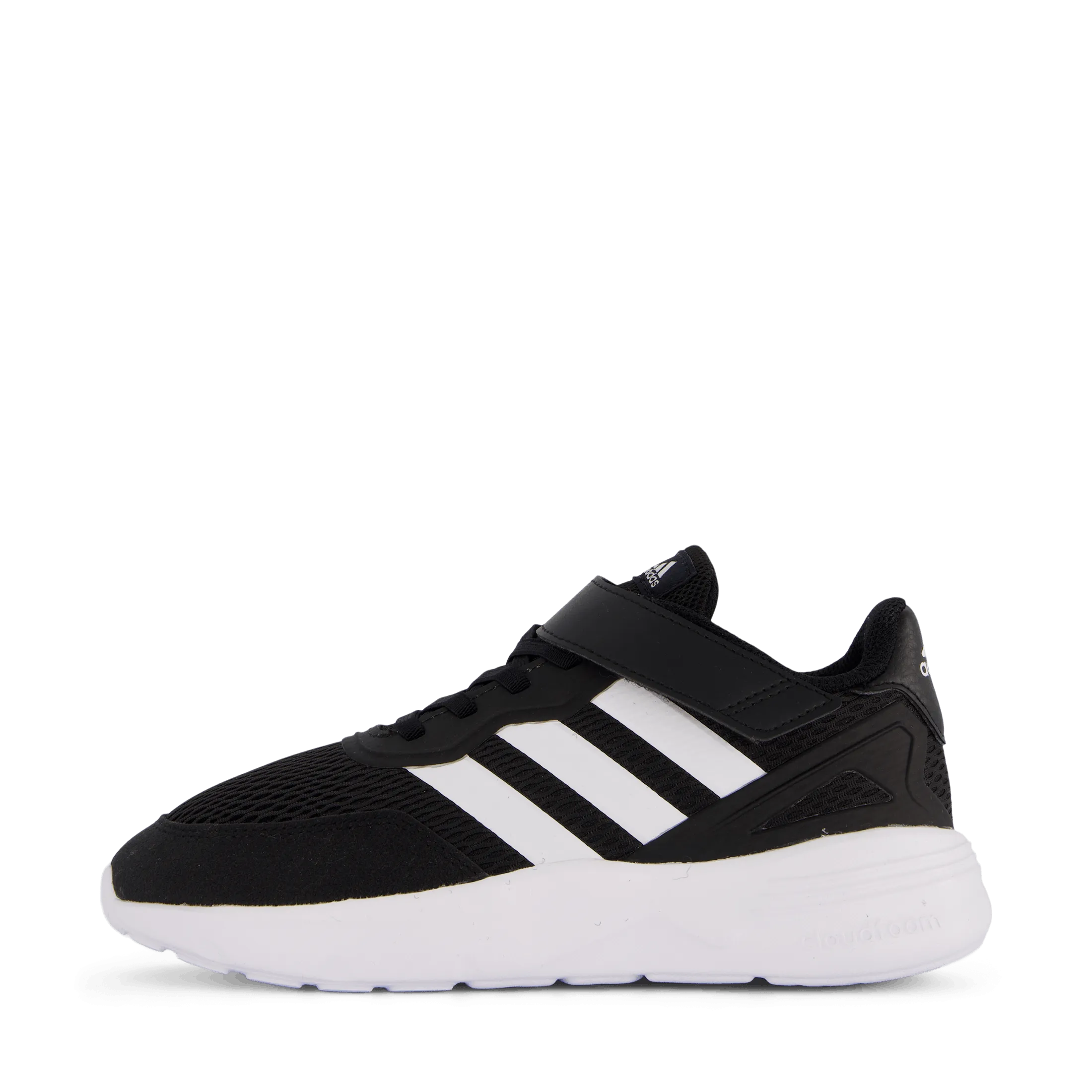 Adidas Nebzed Elastic Lace Top Strap Shoes Core Black Cloud White Cloud White