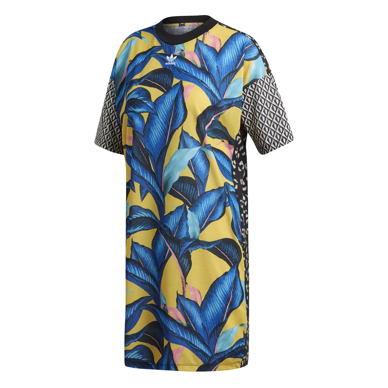 Adidas Originals Tropical Passinho Tee Dress (Multicolor)