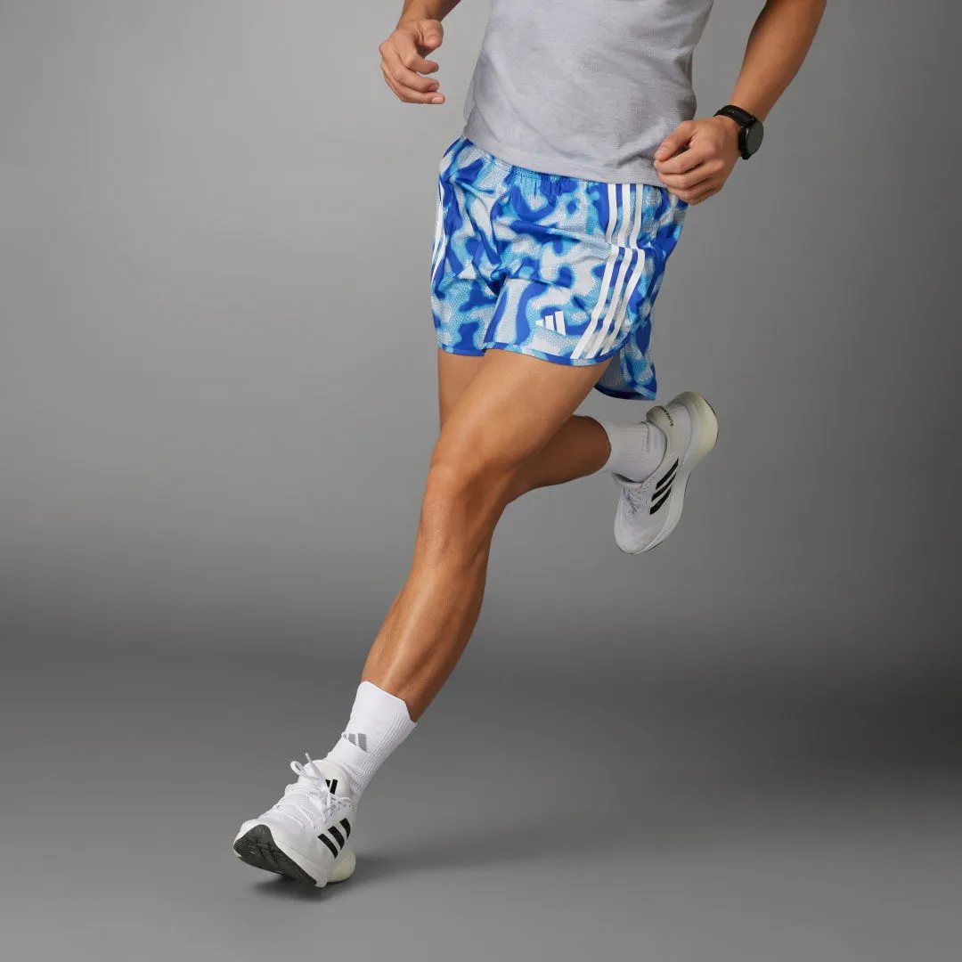 ADIDAS PERFORMANCE OWN THE RUN 3STRIPES ALLOVER PRINT