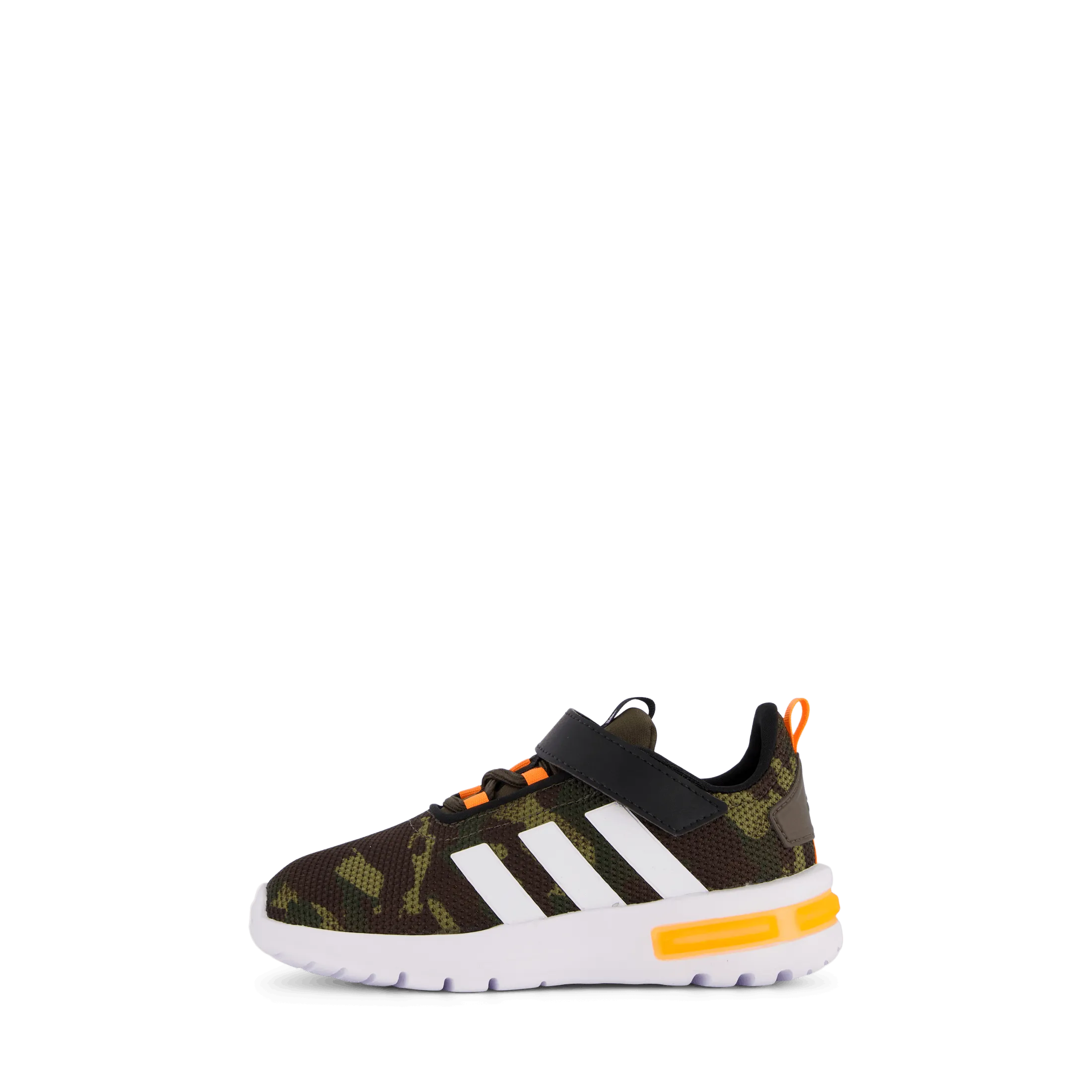 Adidas Racer TR23 Shoes Kids Shadow Olive Cloud White Screaming Orange