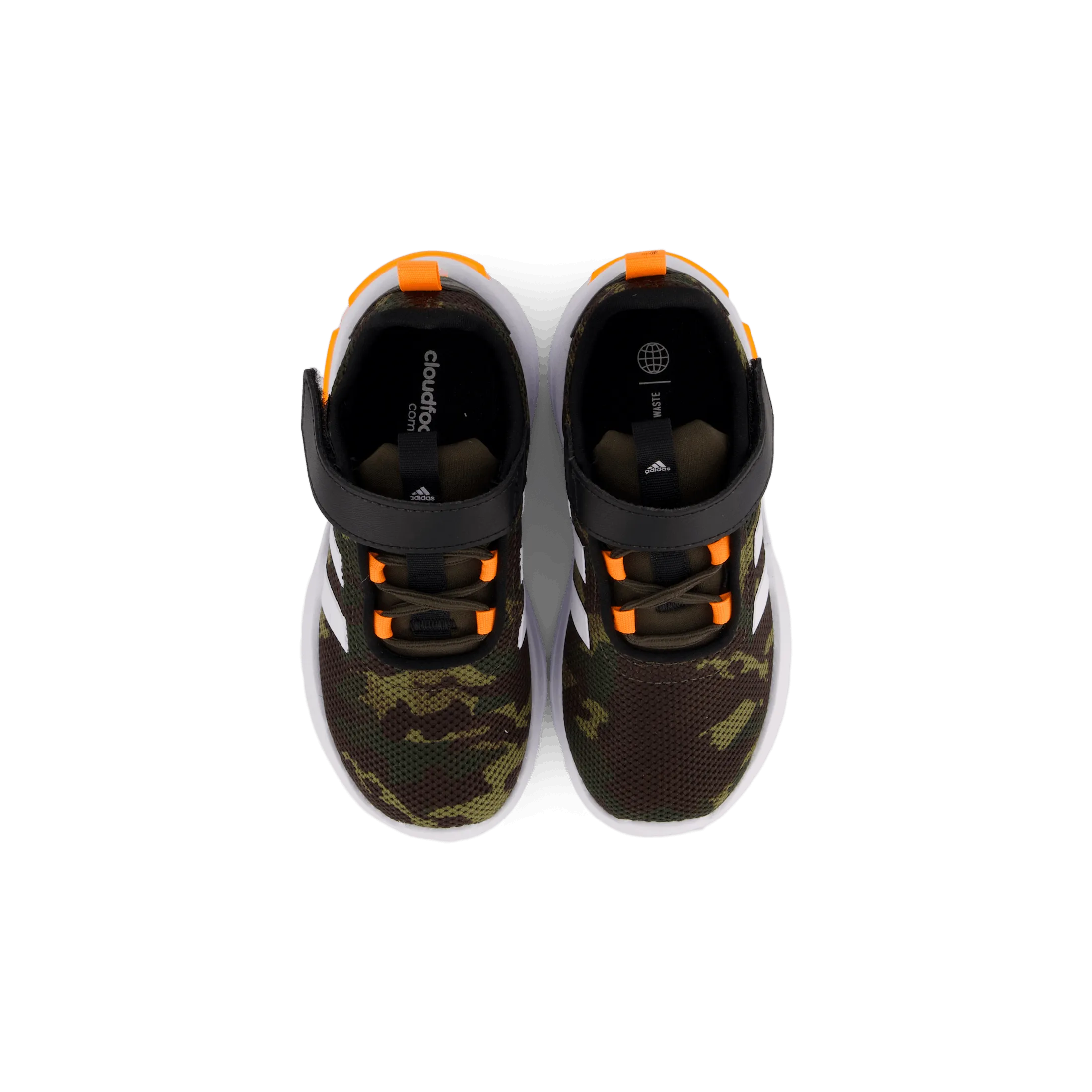 Adidas Racer TR23 Shoes Kids Shadow Olive Cloud White Screaming Orange