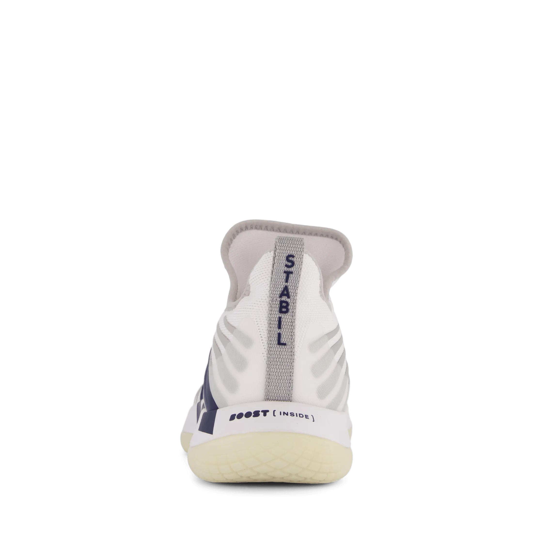 Adidas Stabil Shoes Cloud White Team Navy Blue Grey Two