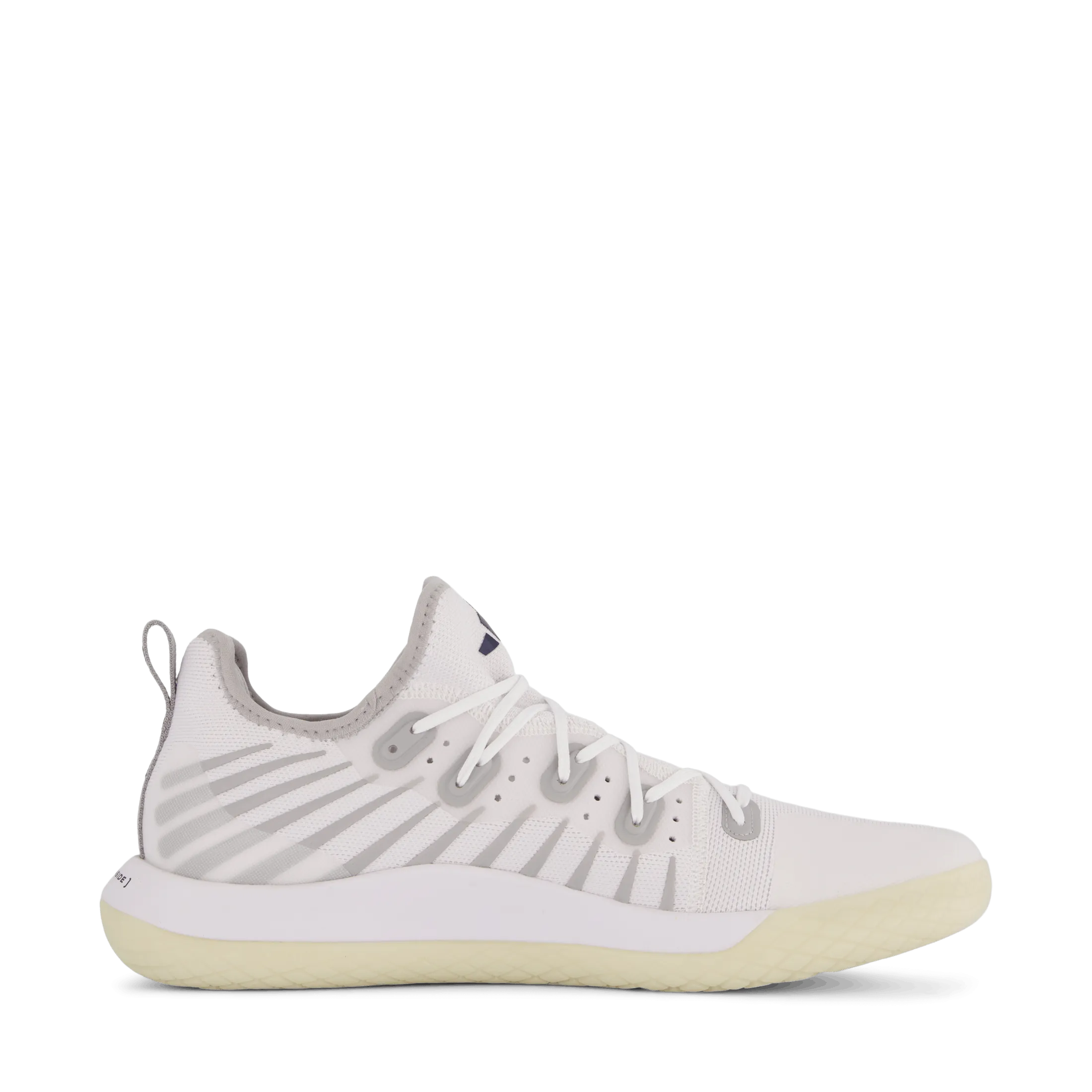 Adidas Stabil Shoes Cloud White Team Navy Blue Grey Two