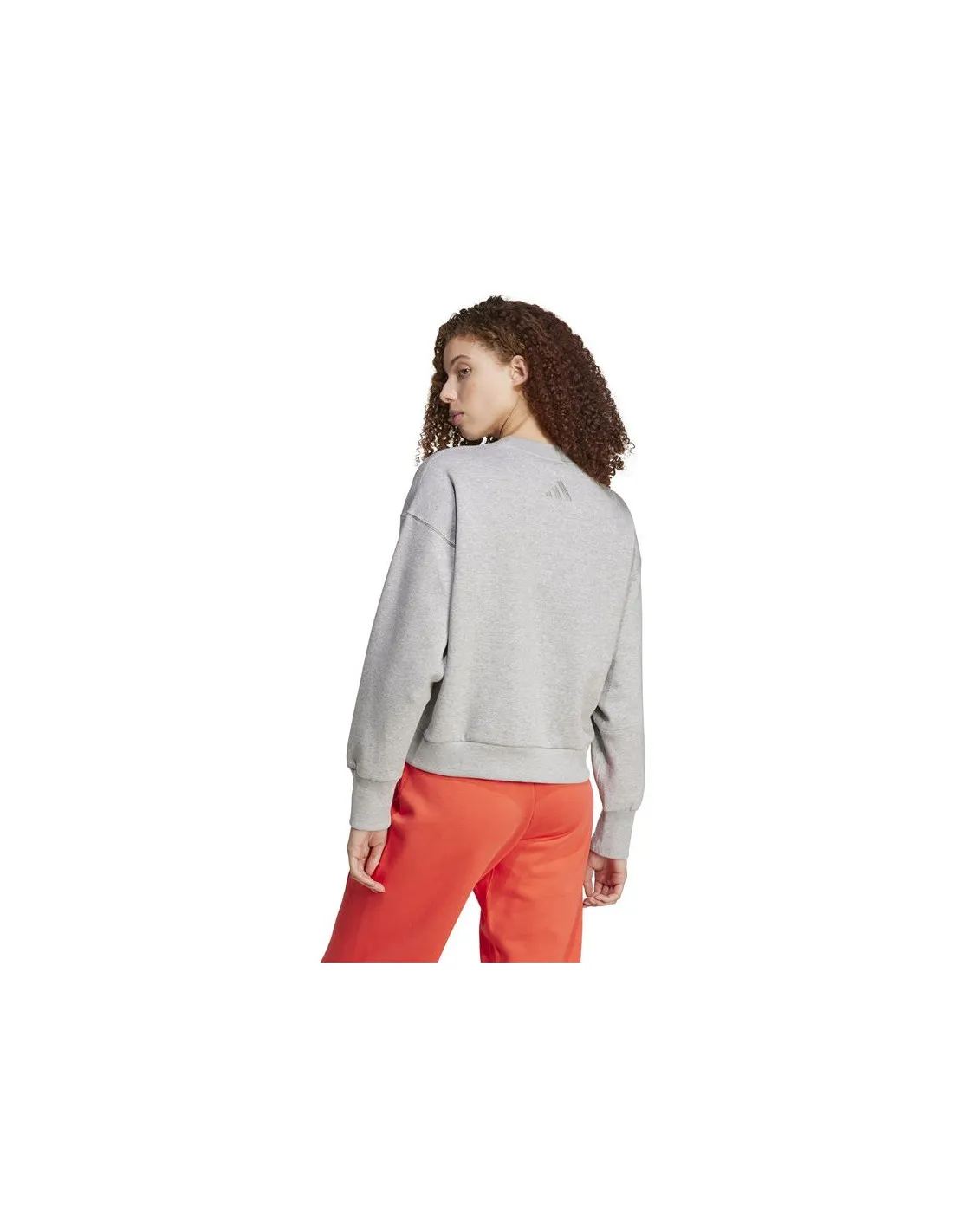 ADIDAS SUDADERA GRIS PARA MUJER  DISEñO GRáFICO SUELTO DE FLEECE ALL SZN