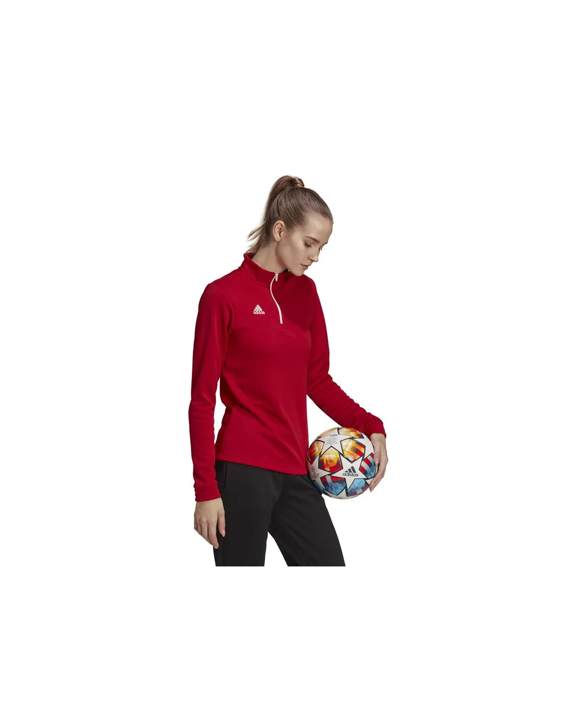 ADIDAS TRAINING SOCCER SWEATSHIRT  ENTRADA 22 W RED
