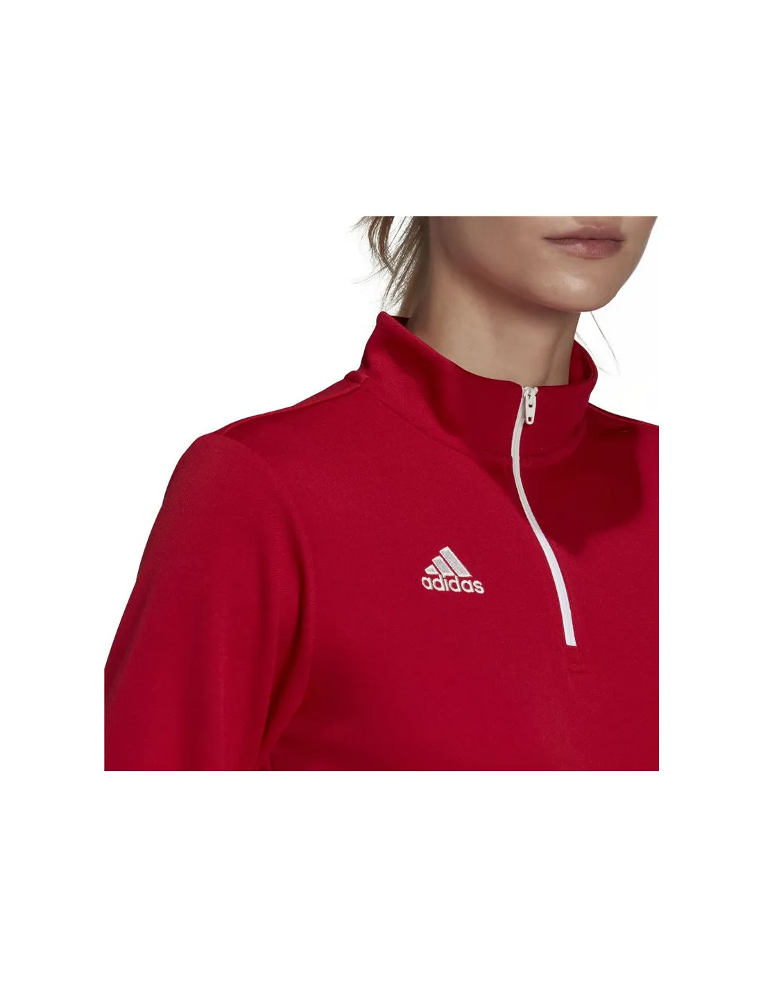 ADIDAS TRAINING SOCCER SWEATSHIRT  ENTRADA 22 W RED
