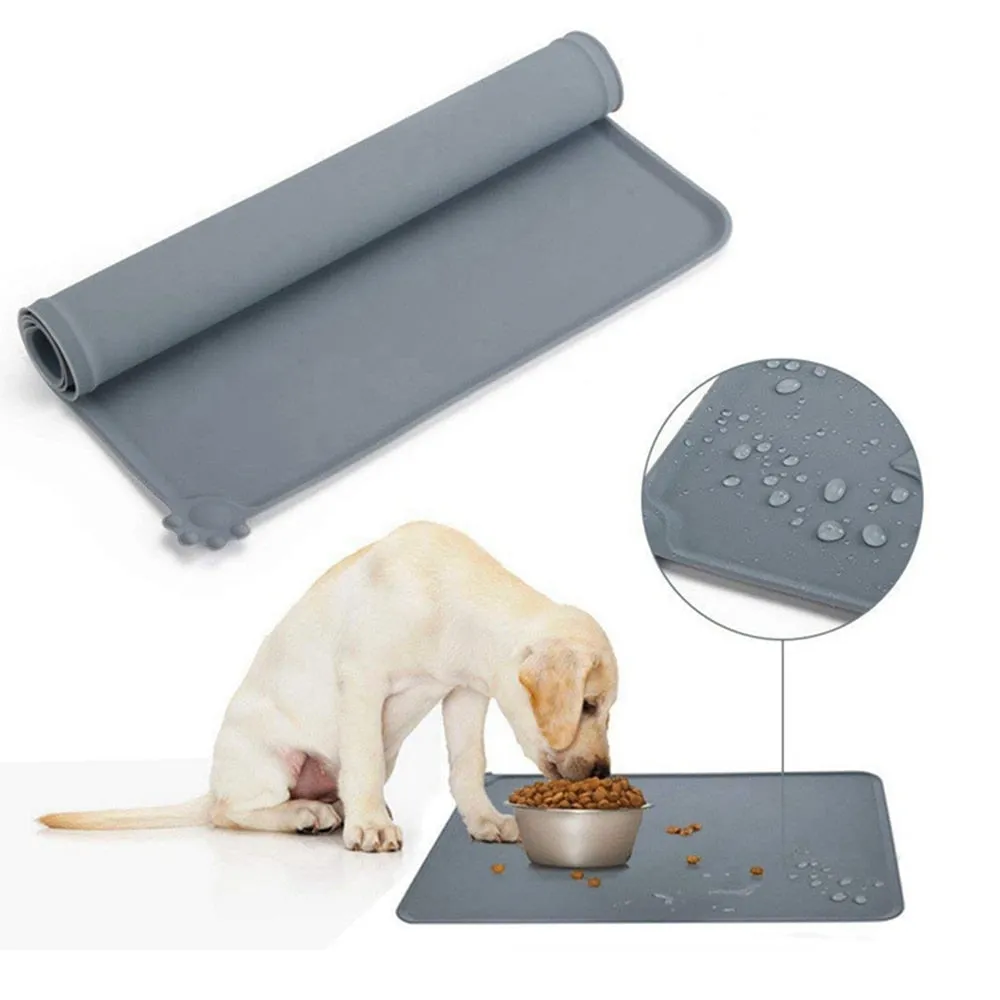 DOG FEEDING MAT  SILICONE, NONSTICK, PERFECT FOR PET BOWLS