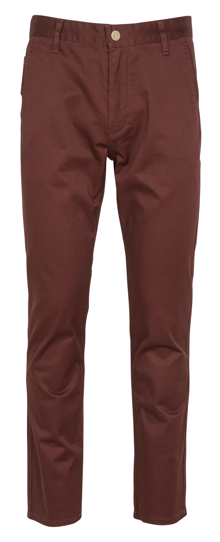 ALPHA ORIGINAL SLIM  LITE  PANTALóN CHINO SLIM DE MEZCLA DE ALGODóN EN MARRON
