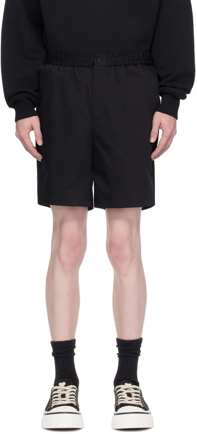 AMI Paris Elasticized Waist Shorts