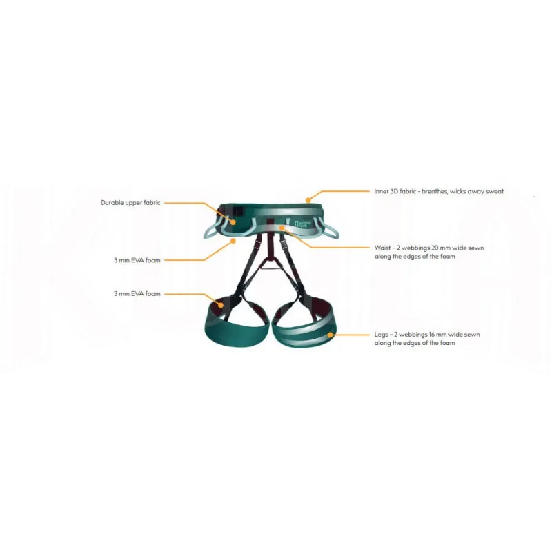 Adjustable Climbing Harness PEARL Women's Singing Rock 2024