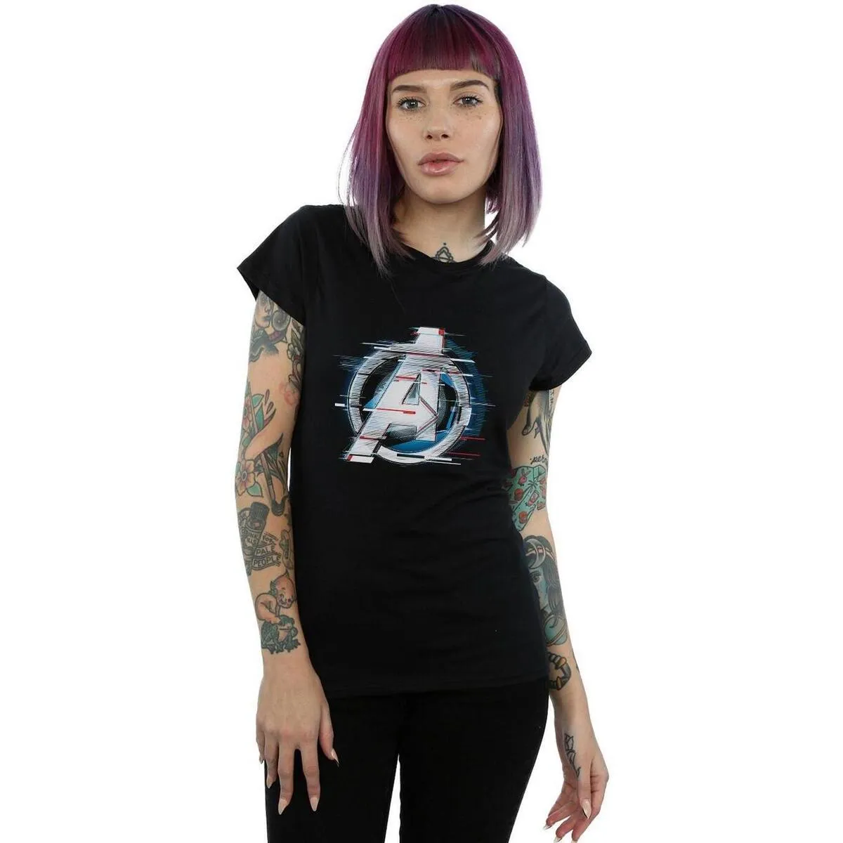 Avengers Endgame Team Tech Logo Apparel