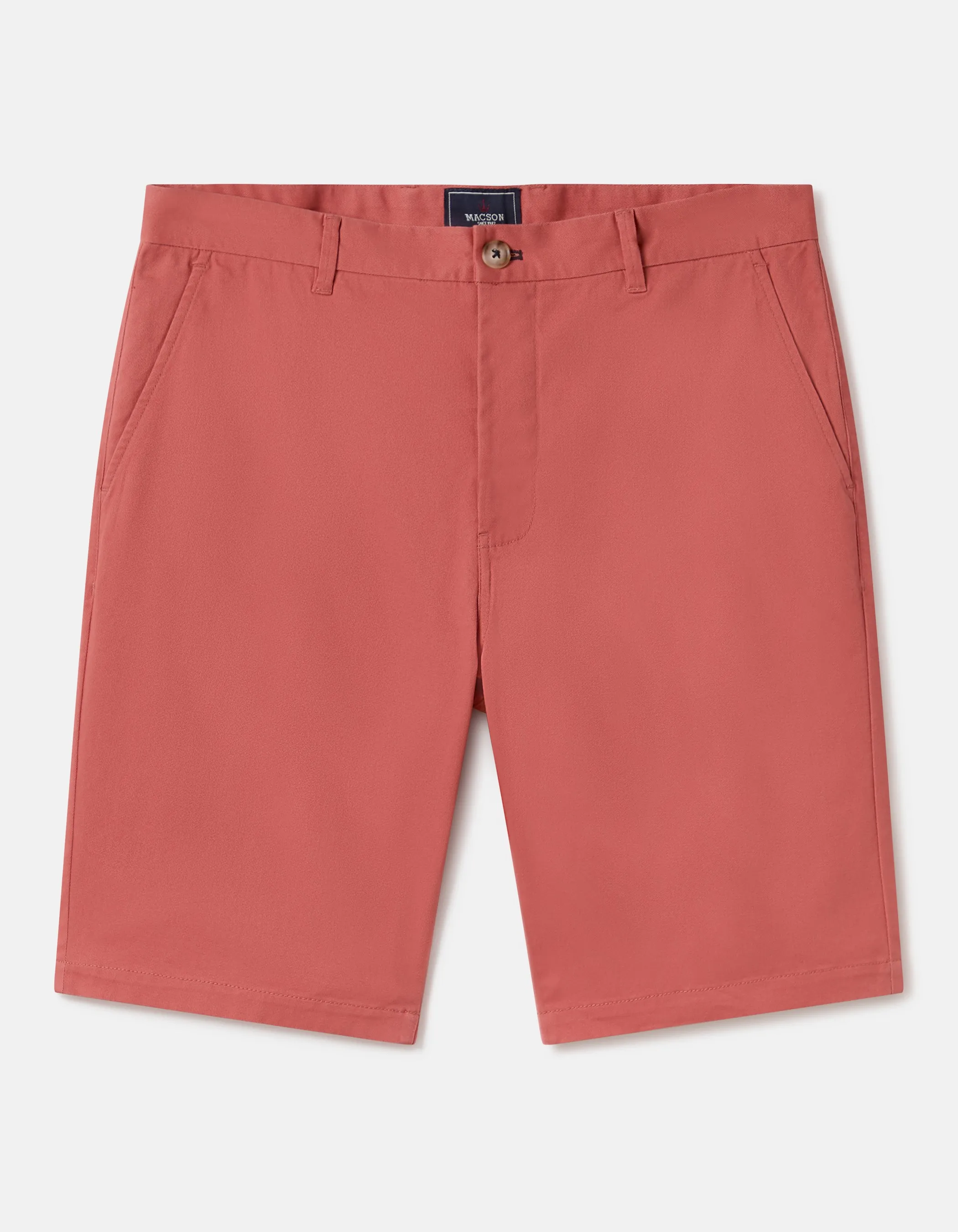 Coral Chino Shorts