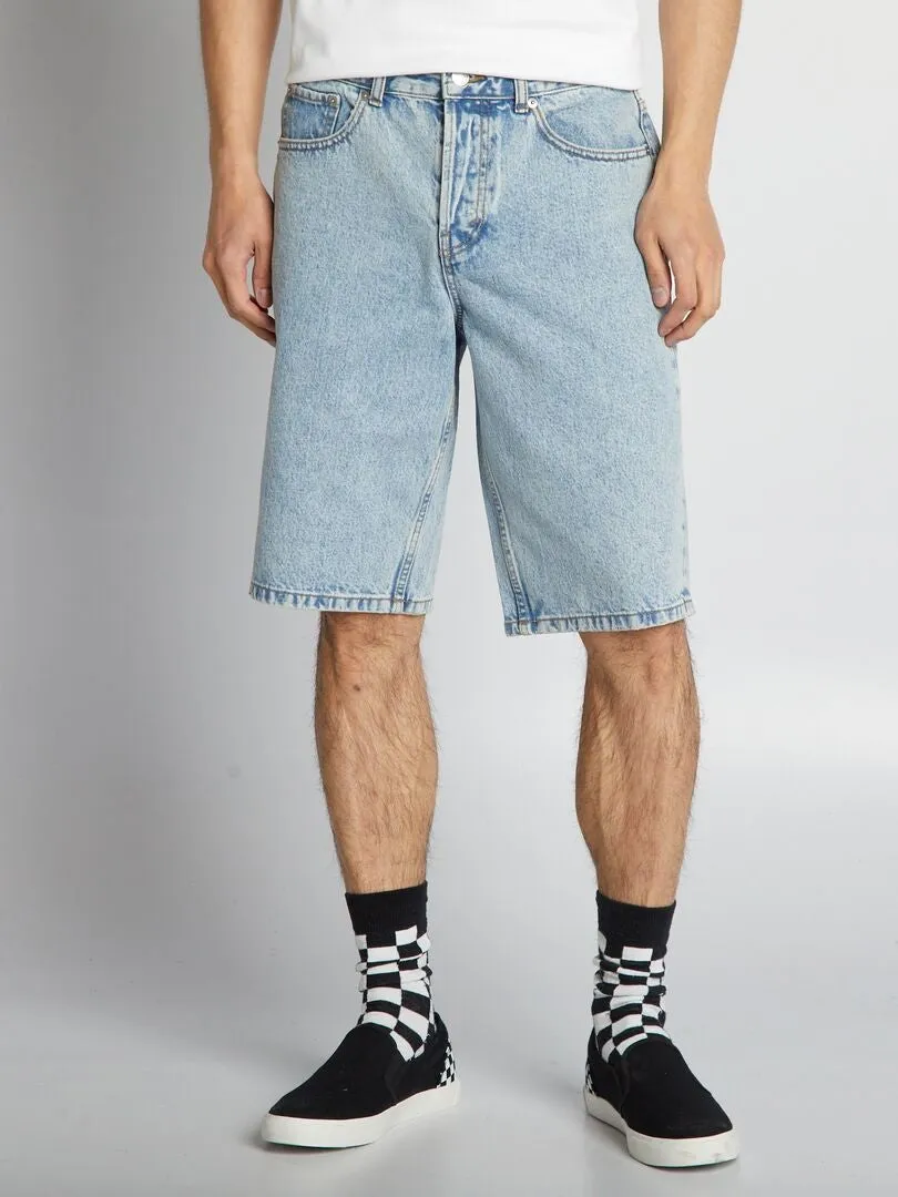 BERMUDA SHORTS WITH 5 POCKETS  BLUE