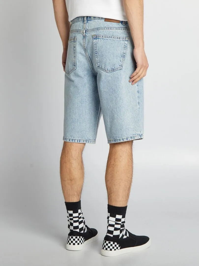 BERMUDA SHORTS WITH 5 POCKETS  BLUE
