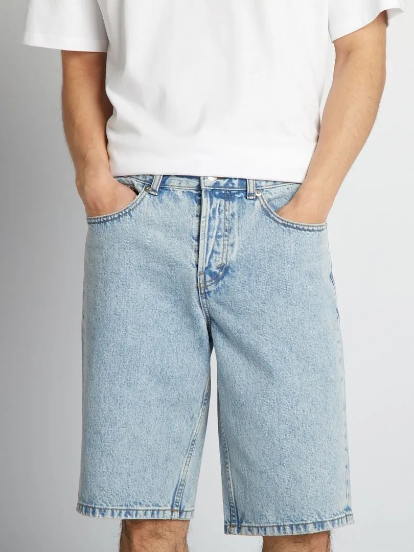 BERMUDA SHORTS WITH 5 POCKETS  BLUE