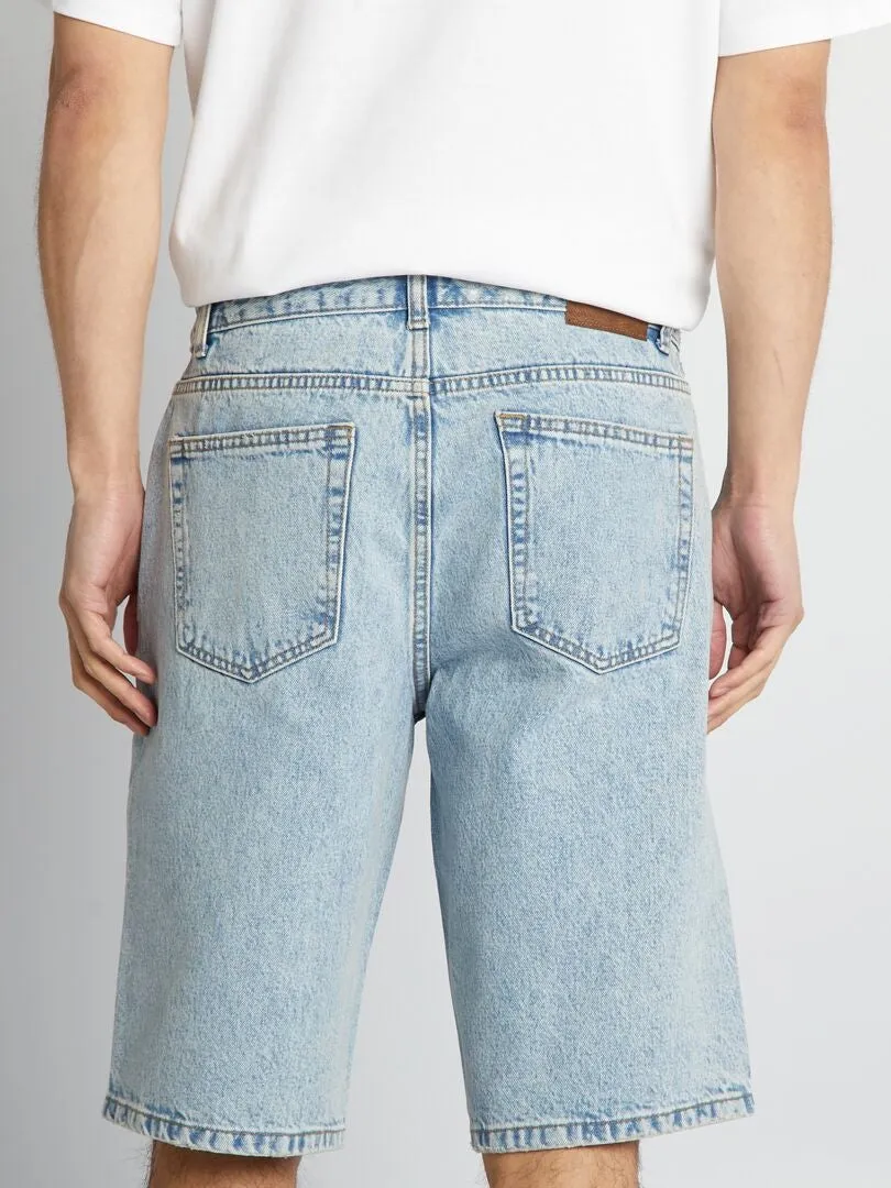 BERMUDA SHORTS WITH 5 POCKETS  BLUE