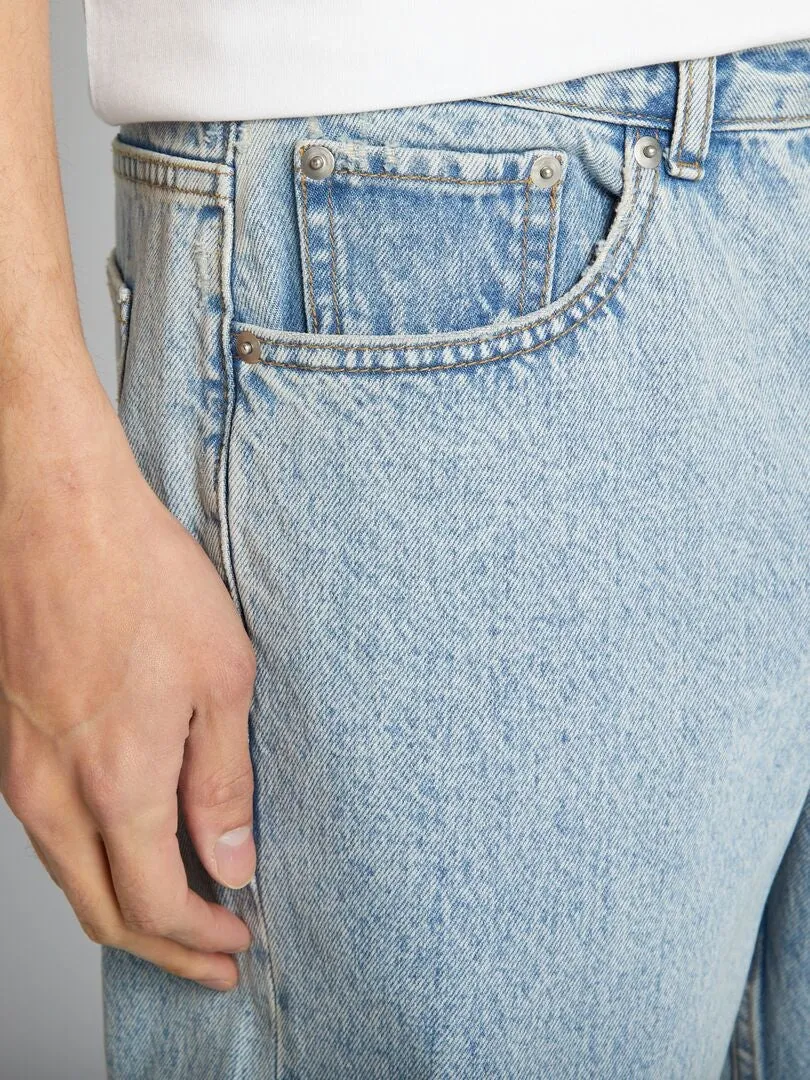 BERMUDA SHORTS WITH 5 POCKETS  BLUE