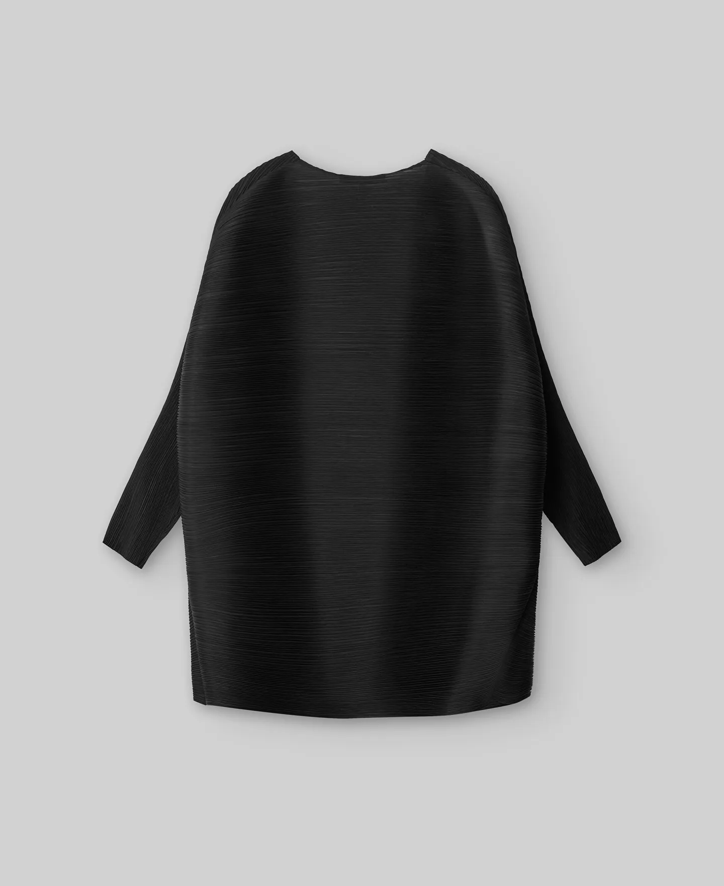 Black Crinkle Kimono Top for Women