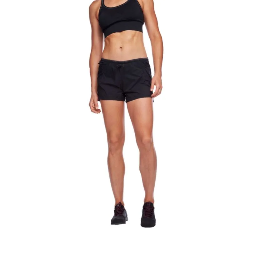 BLACK DIAMOND WOMEN'S SPRINT SHORTS  BLACK