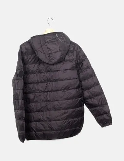 Black quilted coat from Jack & Jones.