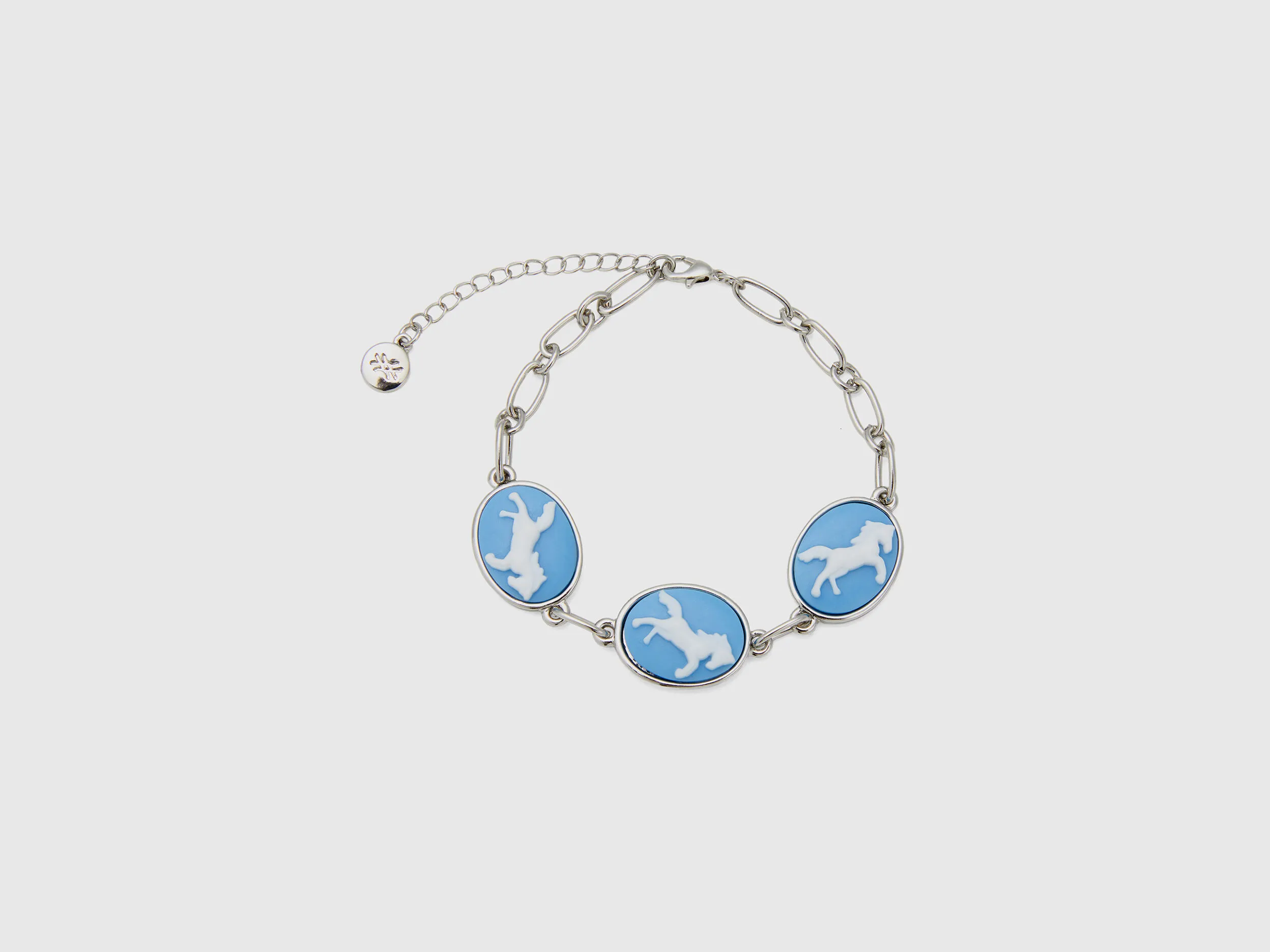 Blue Cameo Bracelet