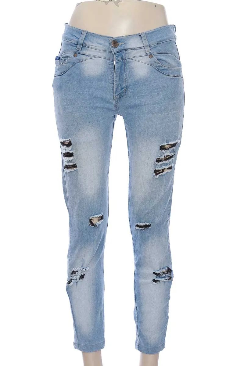 Blue denim jeans