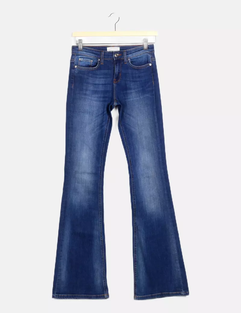 Blue flared Zara jeans