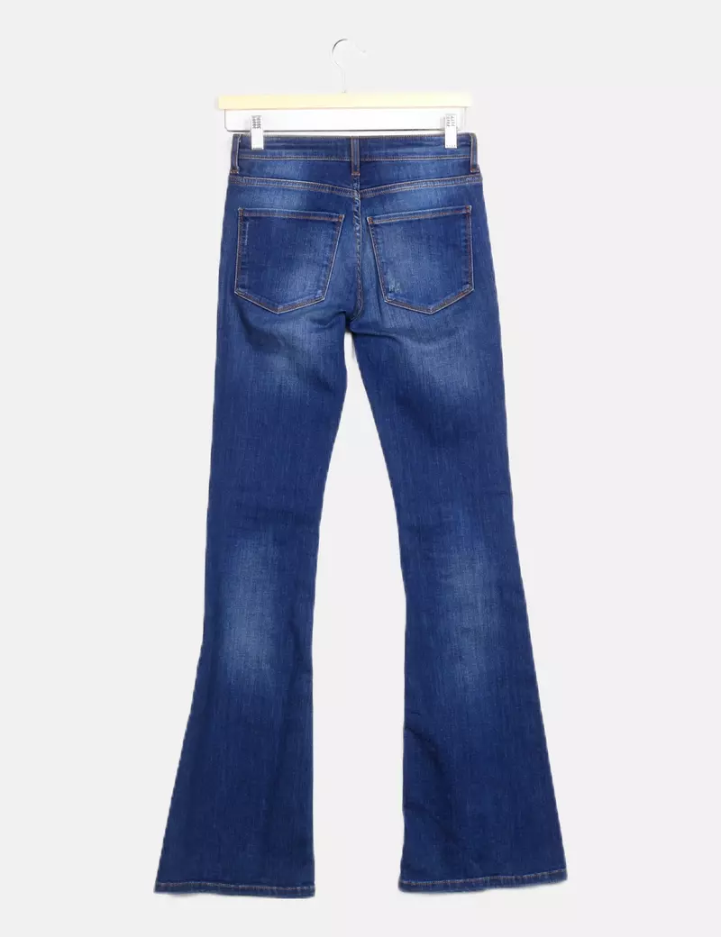 Blue flared Zara jeans