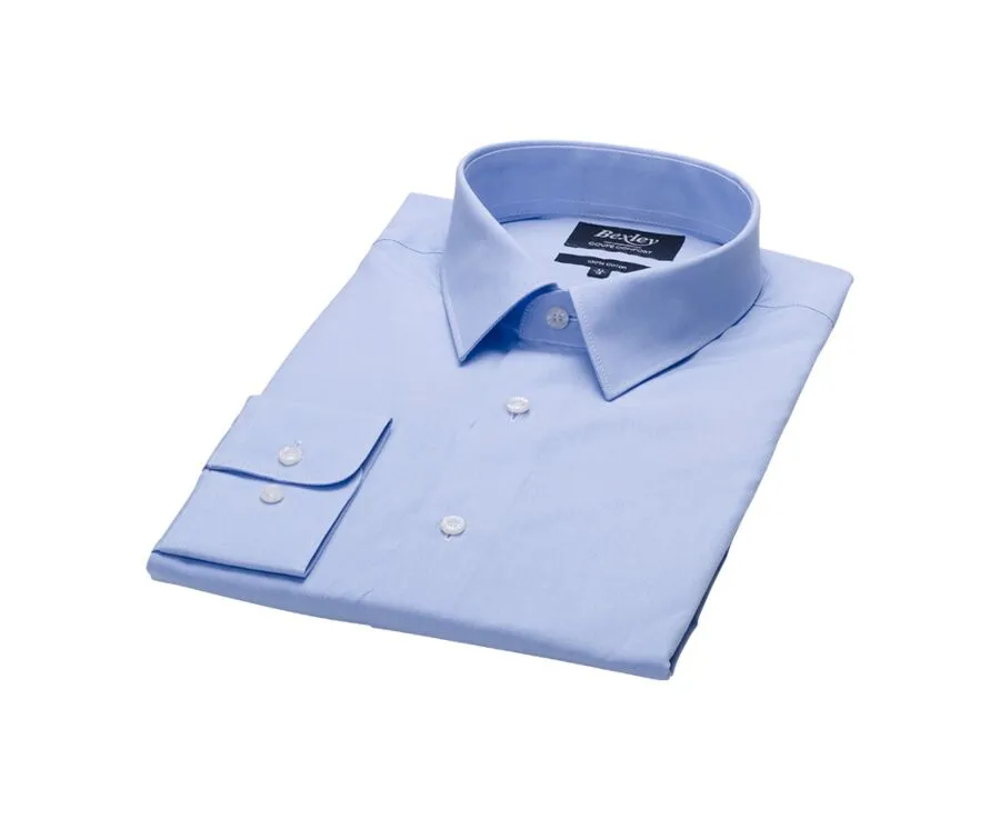 Blue sky cotton shirt ALBERT CLASSIC