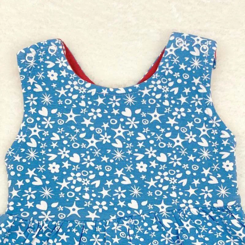Blue star dress and panties (result)