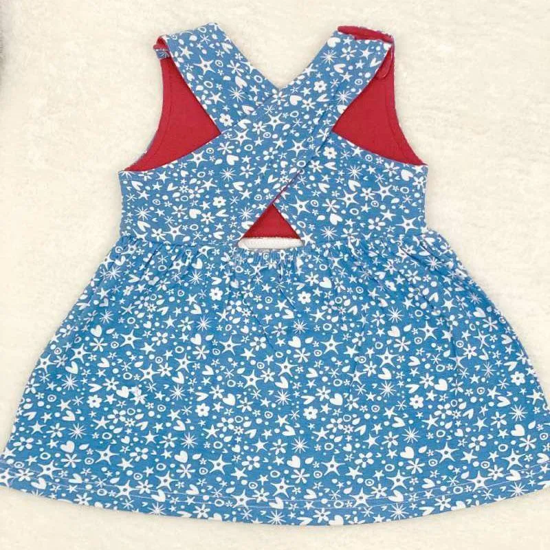 Blue star dress and panties (result)
