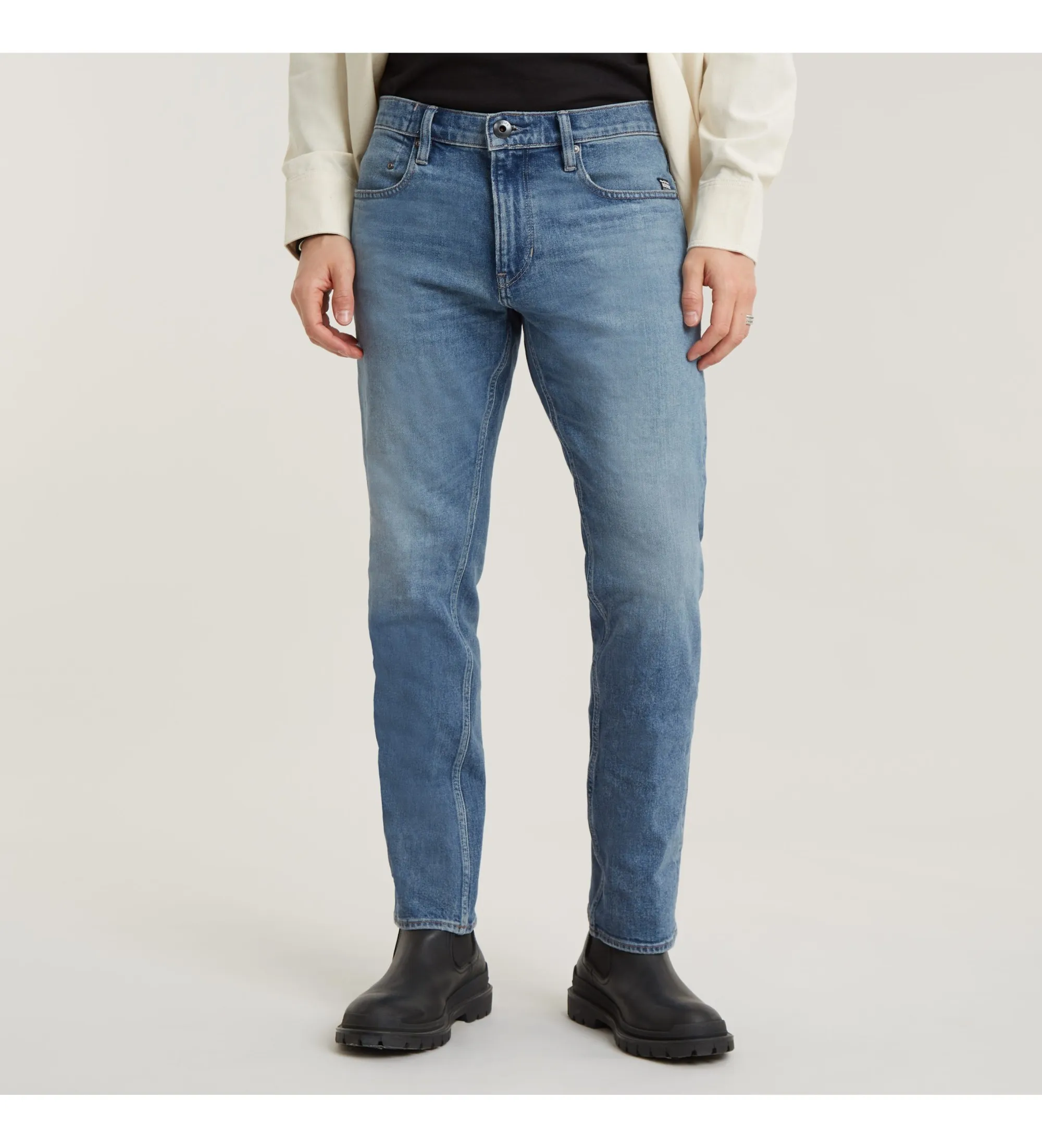 Blue straight jeans Mosa