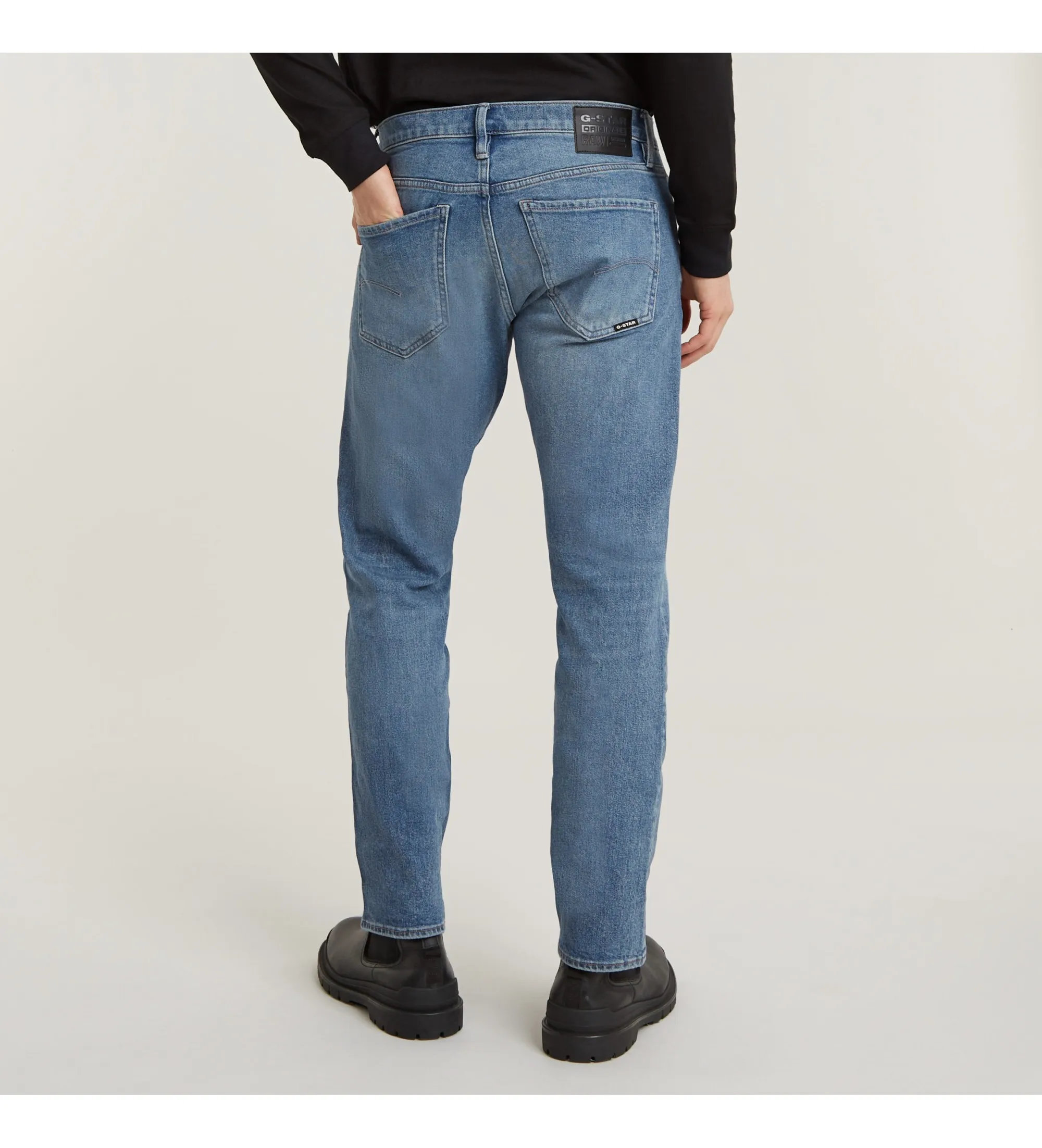 Blue straight jeans Mosa