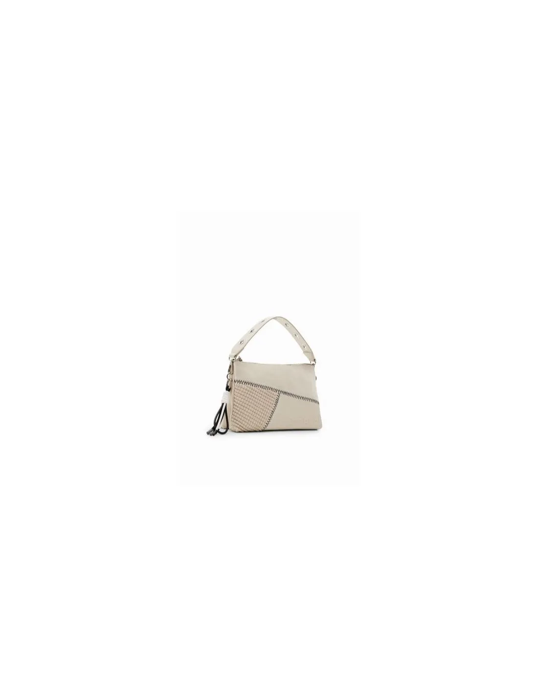Desigual Patch Grey Dortmund Medium Crossbody Bag