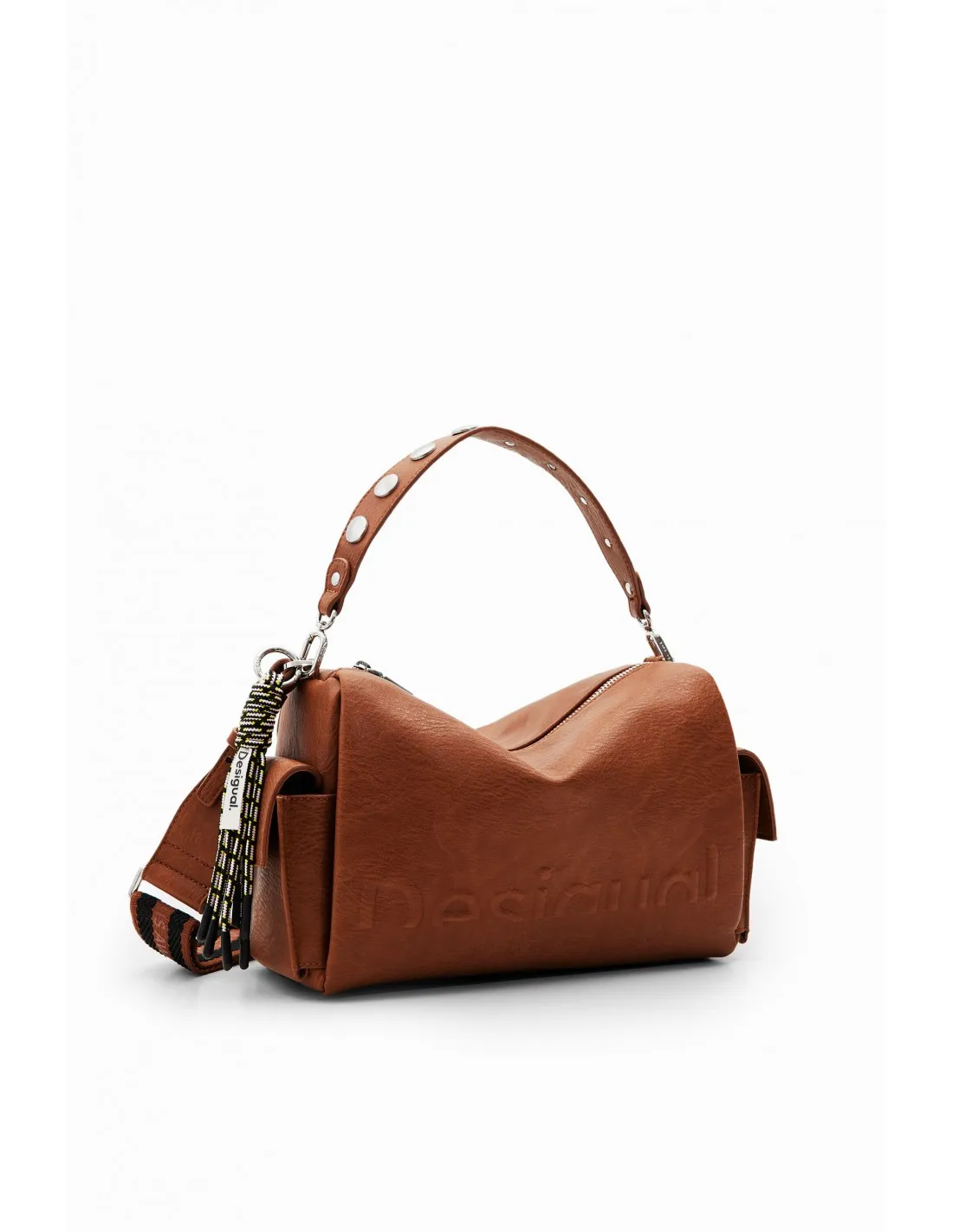 Desigual Half Logo Habana Medium Bag