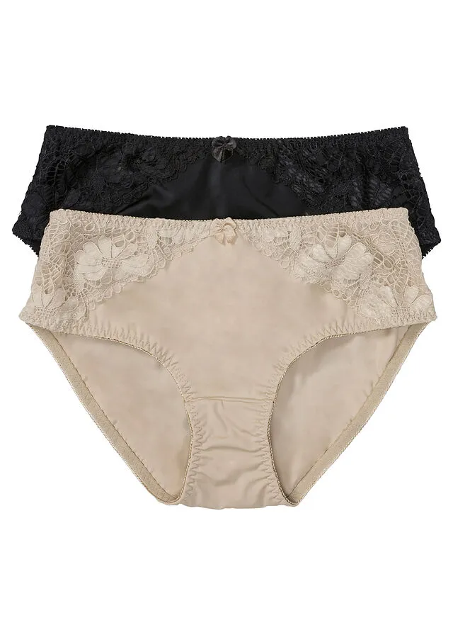 BEIGEBLACK PANTIES (2 UNITS)