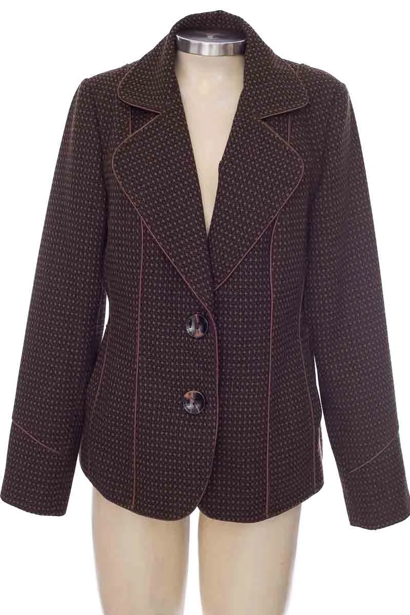 BROWN JACKET/COAT  ELEGAN3 FASHION