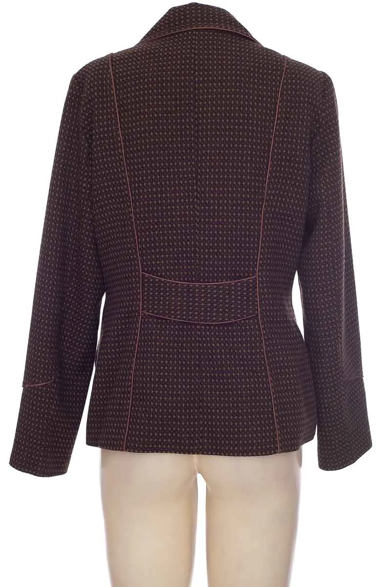 BROWN JACKET/COAT  ELEGAN3 FASHION